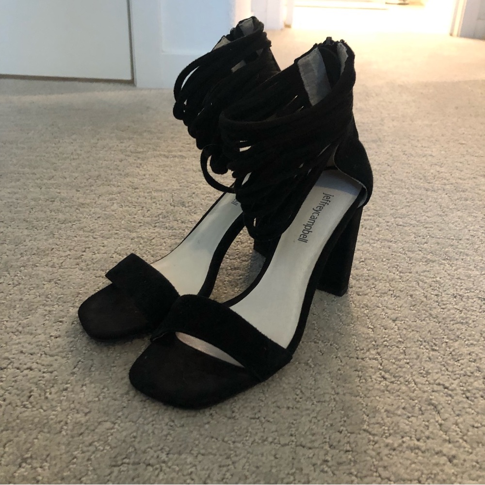 Simple black Jeffery Campbell Heels.